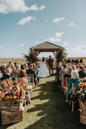 Autumn Wedding Wiltshire Chalk Barn Dan Watkins My Flower Patch